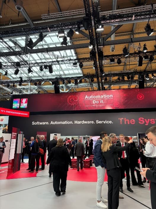 Beursstand op Hannover Messe 2026